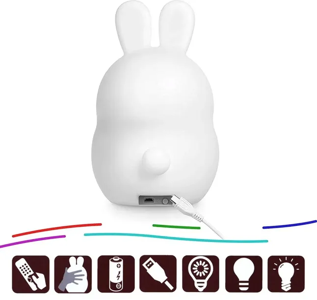 nocna-lampka-led-krolik-stan-nowy-rodzaj-gwintu-zintegrowane-zrodlo-led