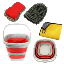 zestaw-recznik-rekawica-gabka-skladane-wiadro-do-mycia-samochodu-auta