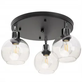 lampa-sufitowa-plafon-potrojna-kulka-venus-przezroczysta