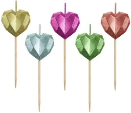 swieczki-pikery-serduszka-metaliczne-urodziny-5szt