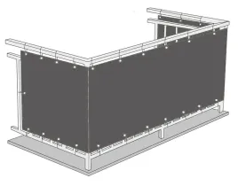 decomat-mata-balkonowa-100x300m-grafitowa