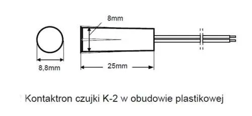 satel-kontaktron-czolowy-k-2-br-rodzaj-magnetyczne