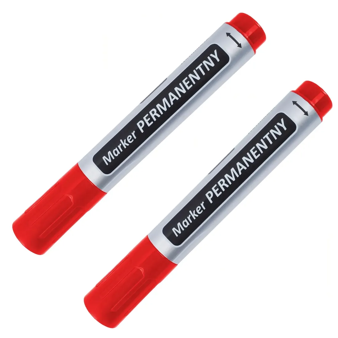marker-permanentny-czerwony-okragly-2szt-stan-nowy