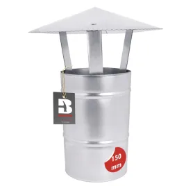 kominek-wentylacyjny-ocynk-150mm-daszek-na-komin-kominowy-ocynkowany