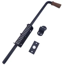 rygiel-420mm-sprezyna-dlugi-waski-zasuwa-bramowa-malowana-proszkowo-czarna