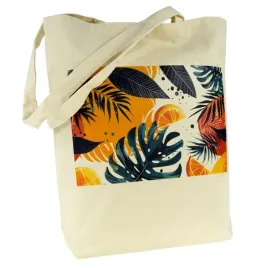 torba-bawelniana-220g-ecru-z-nadrukiem-monstera-do-pracy-szkoly-na-zakupy