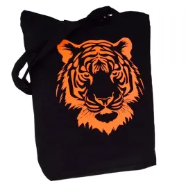 torba-bawelniana-czarna-220g-z-nadrukiem-tygrys-torebka-bawelniana-siatka