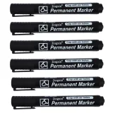 marker-permanentny-czarny-okragly-6szt