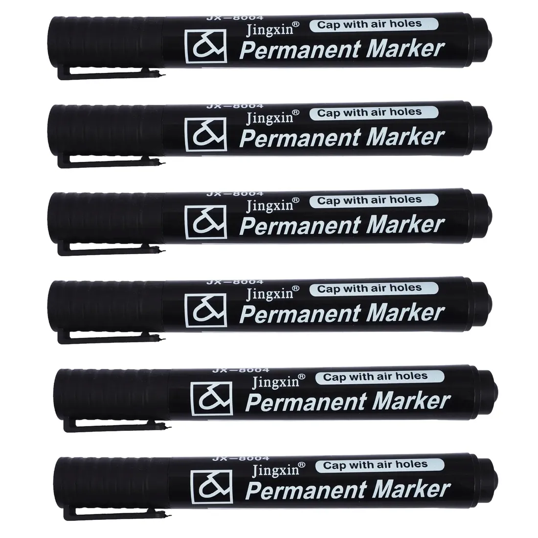 marker-permanentny-czarny-okragly-6szt