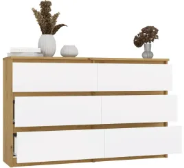 komoda-malwa-m6-120-dab-artisan-bialy-szafka-do-salonu-6-szuflad-120-cm