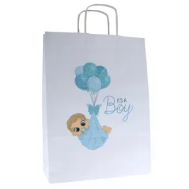 torebka-papierowa-z-nadrukiem-it-s-a-boy-na-baby-shower-torebka-a4-24x10x32