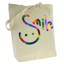 torba-bawelniana-220g-ecru-z-nadrukiem-smile-torebka-do-pracy-na-uczelnie