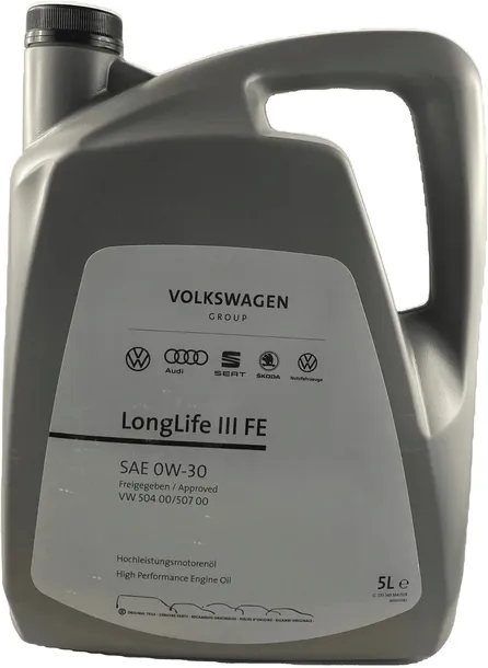 Oryginalny Olej VW Longlife 0W30 504.00/507.00 VW OE
