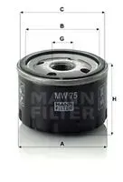 mann-mw-75-filtr-oleju
