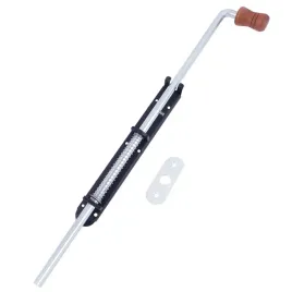 zasuwa-sprezynowa-400mm-waska-zasuwa-bramowa-rygiel-garazowa-czarna