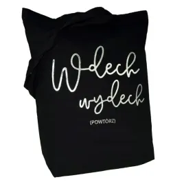 torba-bawelniana-czarna-220g-z-nadrukiem-wdech-wydech-torebka-bawelniana