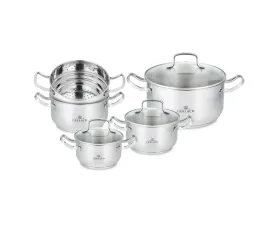 gerlach-simple-zestaw-garnkow-garnki-stalowe-komplet-indukcja-9-elementow