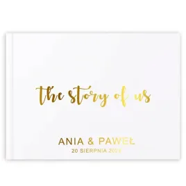 album-personalizowana-ksiega-gosci-weselna-gold-napis-50-kartek-bialych