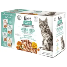 brit-care-box-pouch-sterilized-karma-mokra-dla-kota-mix-smakow-sos-12-x-85g