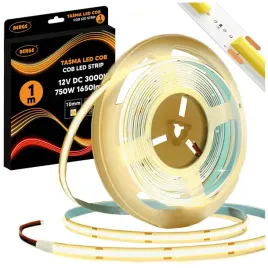 tasma-led-cob-neon-12v-1m-528-diod-15w-1650lm-3000k-ciepla-10mm-mocna