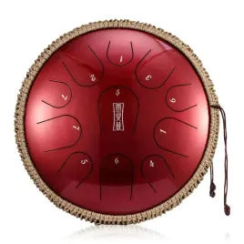 tongue-drum-instrument-etniczny-hluru-14-11-tonow-czerwony-akcesoria