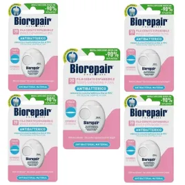 5x-nic-dentystyczna-woskowana-biorepair-antibatterico-mietowa-30-m