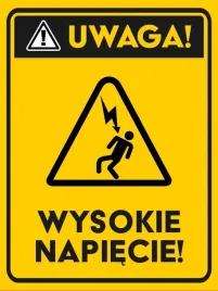 tabliczka-informacyjna-ostrzegawcza-uwaga-wysokie-napiecie-pcv-40cm-x-30cm