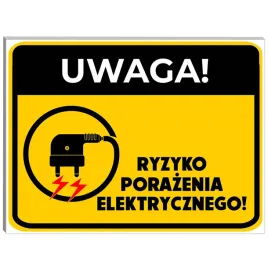 tabliczka-informacyjna-uwaga-ryzyko-porazenia-elektrycznego-pcv-40cm-x-30cm
