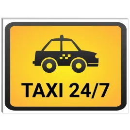 tabliczka-informacyjna-ostrzegawcza-taxi-24-7-pcv-6-mm-x-40-cm-x-30-cm