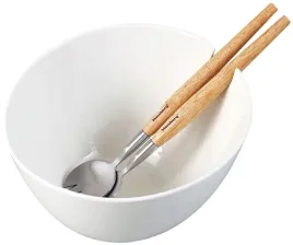 misa-porcelanowa-do-serwowania-salatek-23cm-biala-z-lyzkami-miska