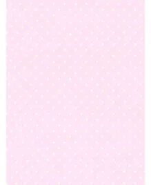 tapeta-dla-dzieci-rozowa-w-biale-kropki