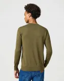 wrangler-knit-sweater-l-meski-sweter-kolor-zielony