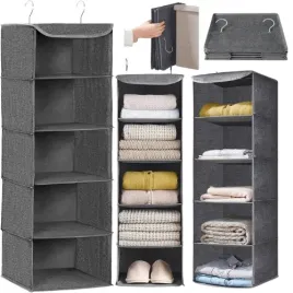 organizer-wiszacy-na-ubrania-bielizne-skladany-regal-do-szafy-szary-5-polek