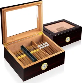 recznie-wykonany-humidor-drewniane-pudelko-na-cygara-higrometr-nawilzacz