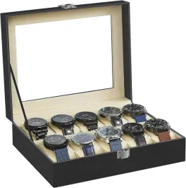 etui-na-zegarki-szkatulka-pudelko-elegancki-organizer-czarny-prezent-10-szt