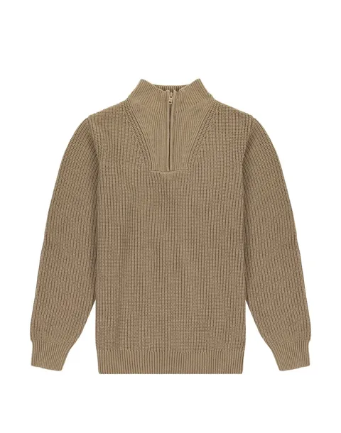 meski-sweter-wrangler-half-zip-knit-l-kolor-bezowy