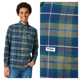 meska-koszula-wrangler-1-pkt-flannel-shirt-m