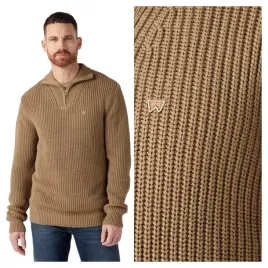 meski-sweter-wrangler-half-zip-knit-m