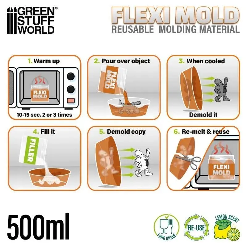 flexi-mold-reusable-molding-material-500-ml-masa-do-robienia-form-stan-nowy