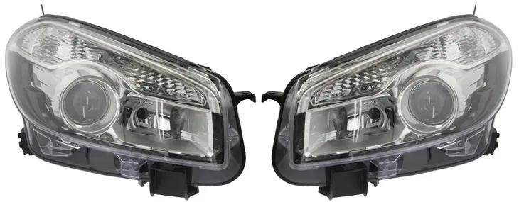 REFLEKTOR LAMPA PRZÓD NISSAN QASHQAI I 2007-2013 DEPO H7+H7 LEWY + PRAWY