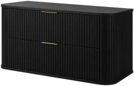 czarna-szafka-pod-umywalke-z-szufladami-100-cm-ryflowana-wiszaca-glamour