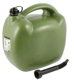 kanister-plastikowy-na-paliwo-owalny-zielony-khaki-z-lejkiem-20l