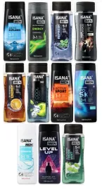 isana-zel-meski-300ml-zestaw-11szt
