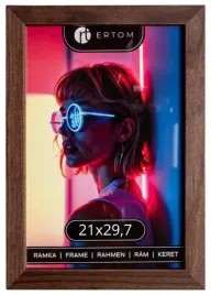 drewniana-ramka-na-zdjecie-dyplom-a4-21x297-szklo-brazowa-nowoczesna