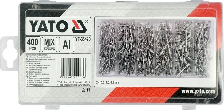 nity-zrywalne-aluminiowe-yato-yt-36420-zestaw-400-szt-mix-2-4-4-8-mm-marka-yato