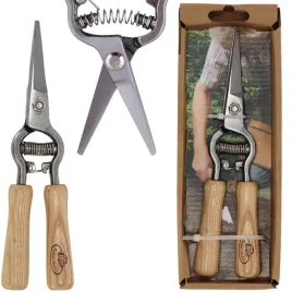 nozyce-ogrodowe-do-przycinania-kwiatow-krzewow-drewniana-raczka-stalowe