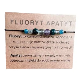 bransoletka-na-czarnym-sznurku-fluoryt-apatyt