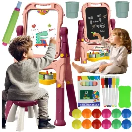 tablica-edukacyjna-2w1-magnetyczna-kredowa-stojaca-akcesoria-kredy-gabka