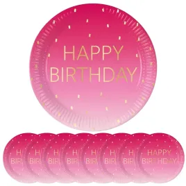 talerze-talerzyki-papierowe-happy-birthday-rozowe-urodziny-23cm-8szt