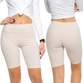 moraj-rdl850-013-beige-krotkie-damskie-bezowy-kolarki-s-m-legginsy